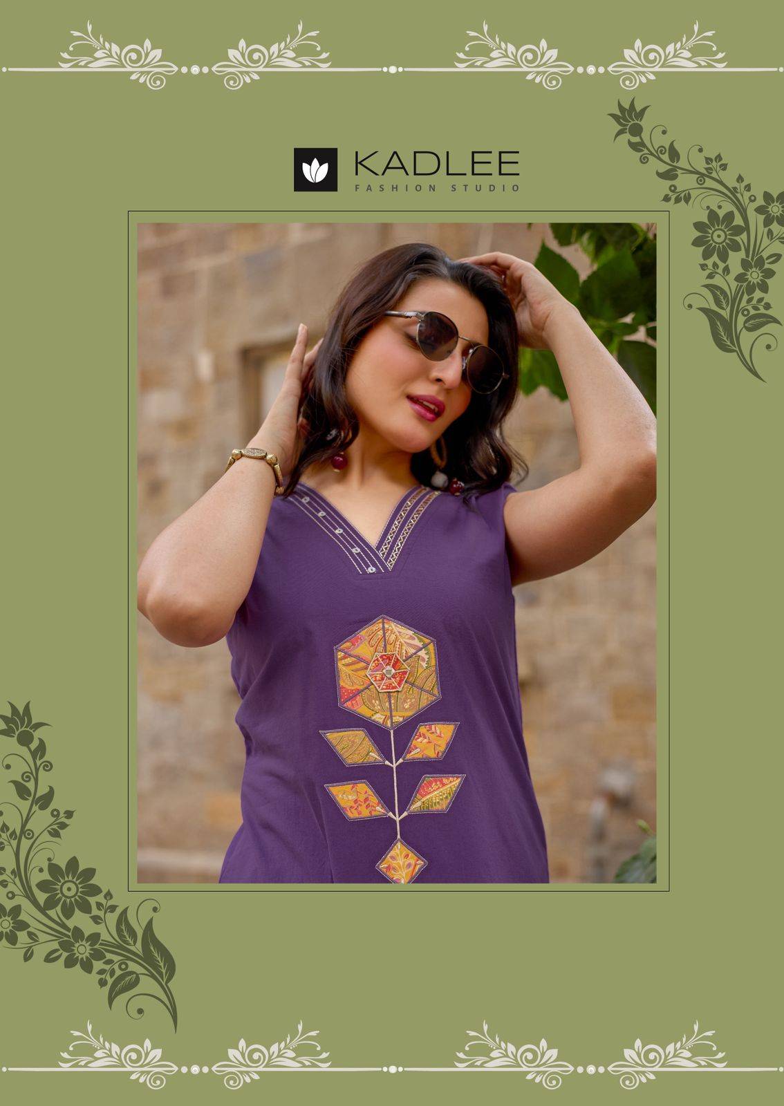  Rose Petal By KADLEE 2001 To 2006 Series Beautiful Festive Suits Colorful Stylish Dhabu Cotton Kurtis At Wholesale Price